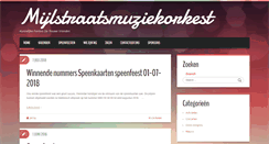 Desktop Screenshot of mijlstraatsmuziekorkest.be